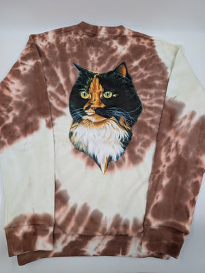 J.W. Anderson Batik - Sweatshirt mit Katzen - Print - 600 - L - MOSTWANTED24