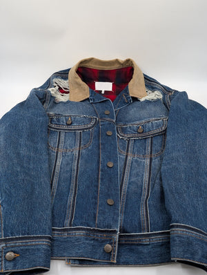 MAISON MARGIELA Pendleton Denim Jacke - Blau - 44 - MOSTWANTED24