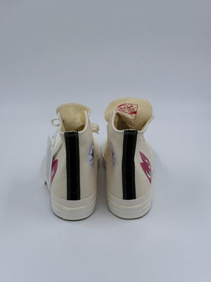 Comme des Garçons Play x Converse Chuck Taylor'70 Classic High Top - Weiß - 4 - MOSTWANTED24