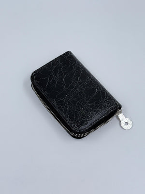 Acne Studios Acite Crackle Wallet - Schwarz - MOSTWANTED24