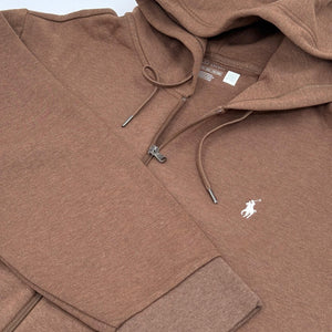 POLO RALPH LAUREN Herren Double - Knit Full - Zip Sweatjacke - Zederheide - XXL - MOSTWANTED24