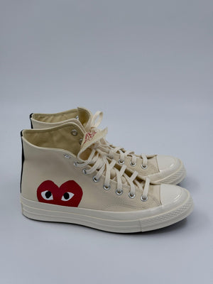 Comme des Garçons Play x Converse Chuck Taylor'70 Classic High Top - Weiß - 4 - MOSTWANTED24