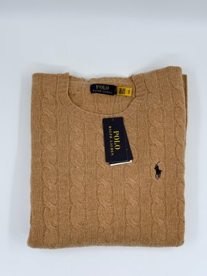 Polo Ralph Lauren Herren - Pullover mit Polo Logo - Beige - L - MOSTWANTED24