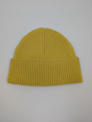 J.W. Anderson Strickmütze mit Logo - Patch - Gelb - Onesize - MOSTWANTED24