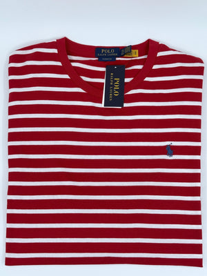 Polo Ralph Lauren Stripe T-Shirt - Rot - XXL - MOSTWANTED24