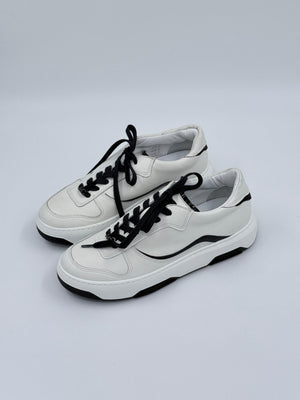 Marc Cain Leder Sneaker - Schwarz - 40 - MOSTWANTED24