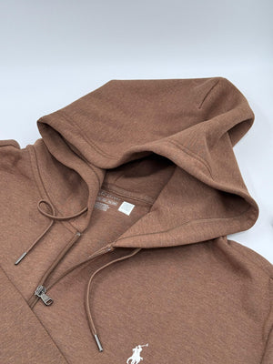 POLO RALPH LAUREN Herren Double - Knit Full - Zip Sweatjacke - Zederheide - XXL - MOSTWANTED24