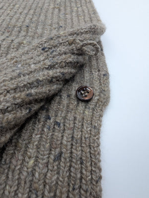 MAISON MARGIELA Damen - Strickweste aus Kaschmir - Wollmischung - Braun - S - MOSTWANTED24