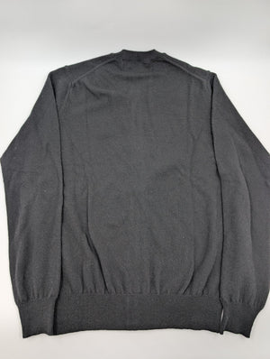 Comme des Garçons Play Strickjacke mit Rundhalsausschnitt und Herz - Patch - Grau - M - MOSTWANTED24