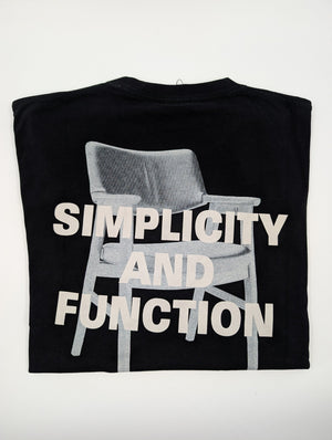 Highsnobiety x Gatezero T-Shirt Simplicity And Function - Schwarz - XL - MOSTWANTED24