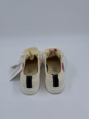 Comme des Garçons Play x Converse Chuck Taylor'70 Classic Low Top - Weiß - 4 - MOSTWANTED24