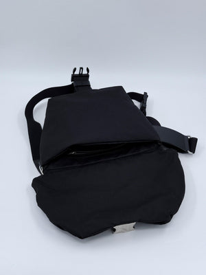 Maison Margiela Kleine sportliche Glam Slam Kuriertasche - Schwarz - MOSTWANTED24