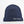 Acne Studios Distressed Logo Beanie - Navy - Onesize - MOSTWANTED24