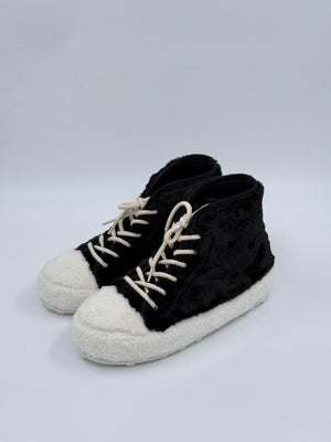 Marni High - Top - Sneakers mit Faux Fur - Schwarz - 44 - MOSTWANTED24